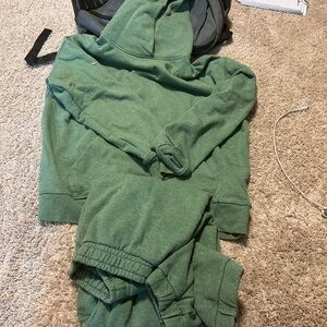 Gymshark Green Hoodie and Sweatpants Set